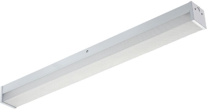 2FT LED Linear Wrap Light with 90-Minute Emergency Driver, 18W, 3000K/4000K/5000K Adjustable