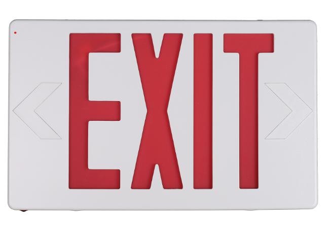 LED Exit Sign with Battery