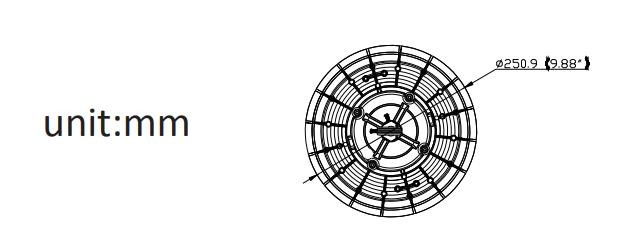 LED UFO High Bay, UFO6 Series, 150W, Tunable CCT