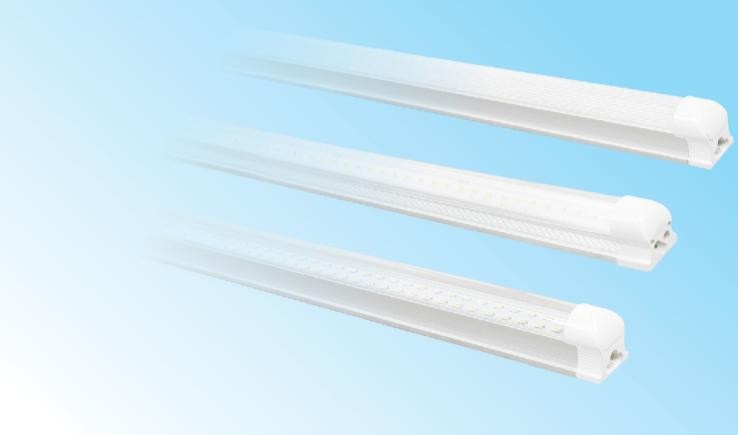 LED T8 Integrated Tube 2FT, Clear Cover, 6W-7W-8W-9W-10W Selectable