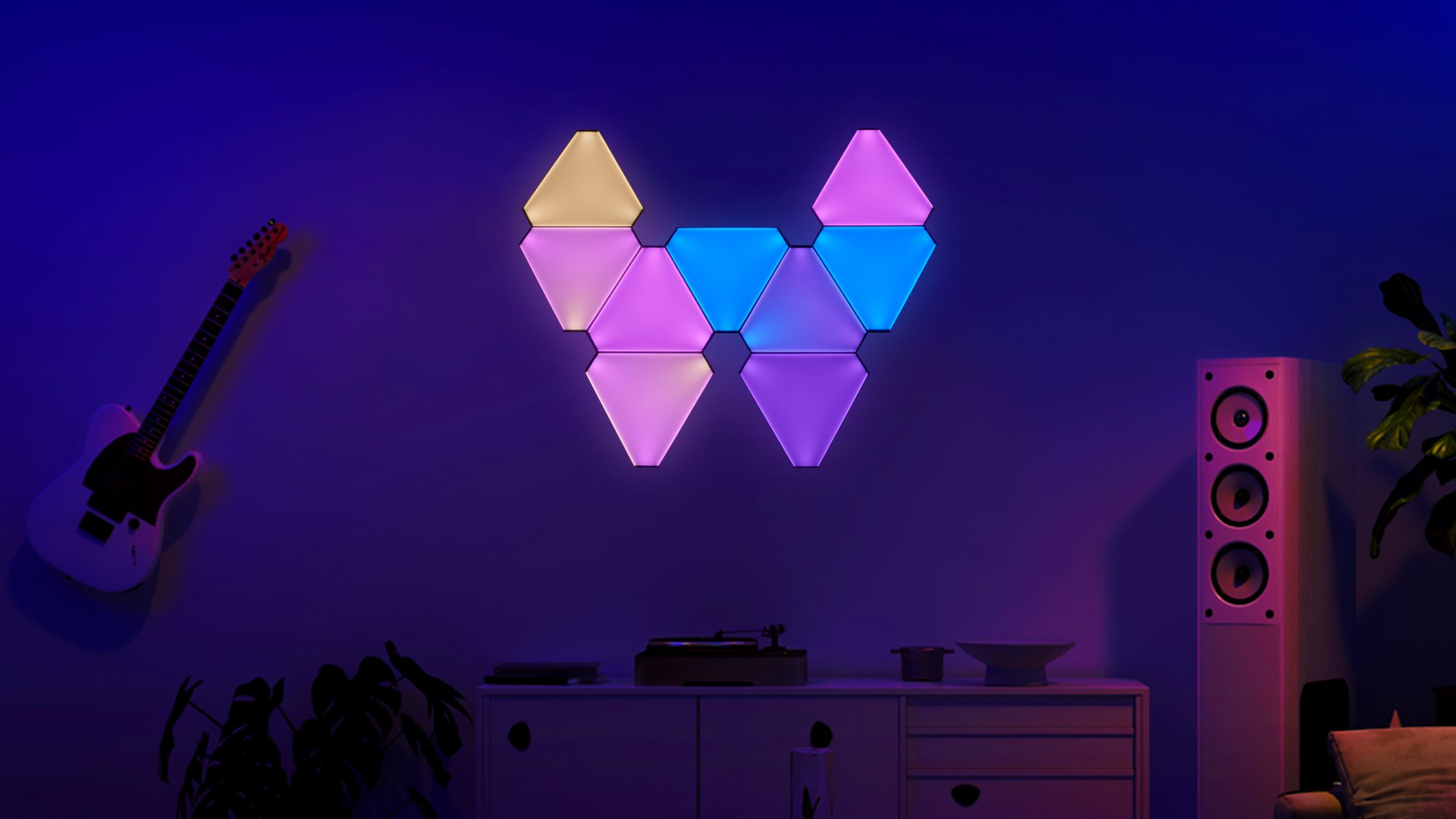 LED Smart Triangle Light