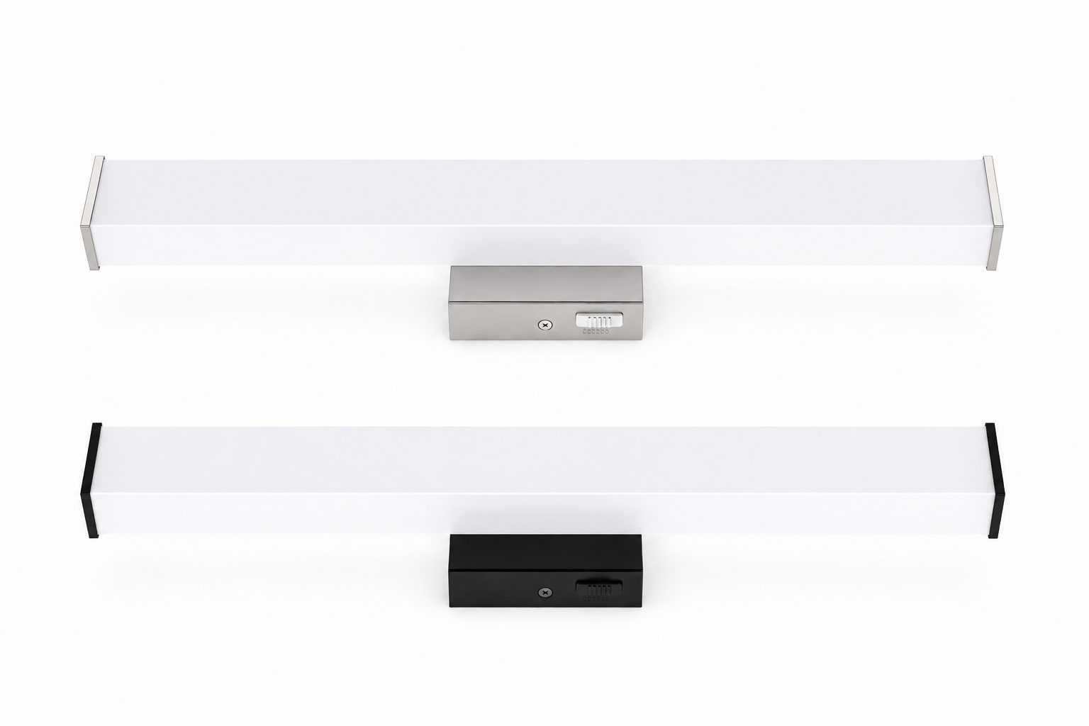 LED Vanity Linear Light, 24", Black, 16W