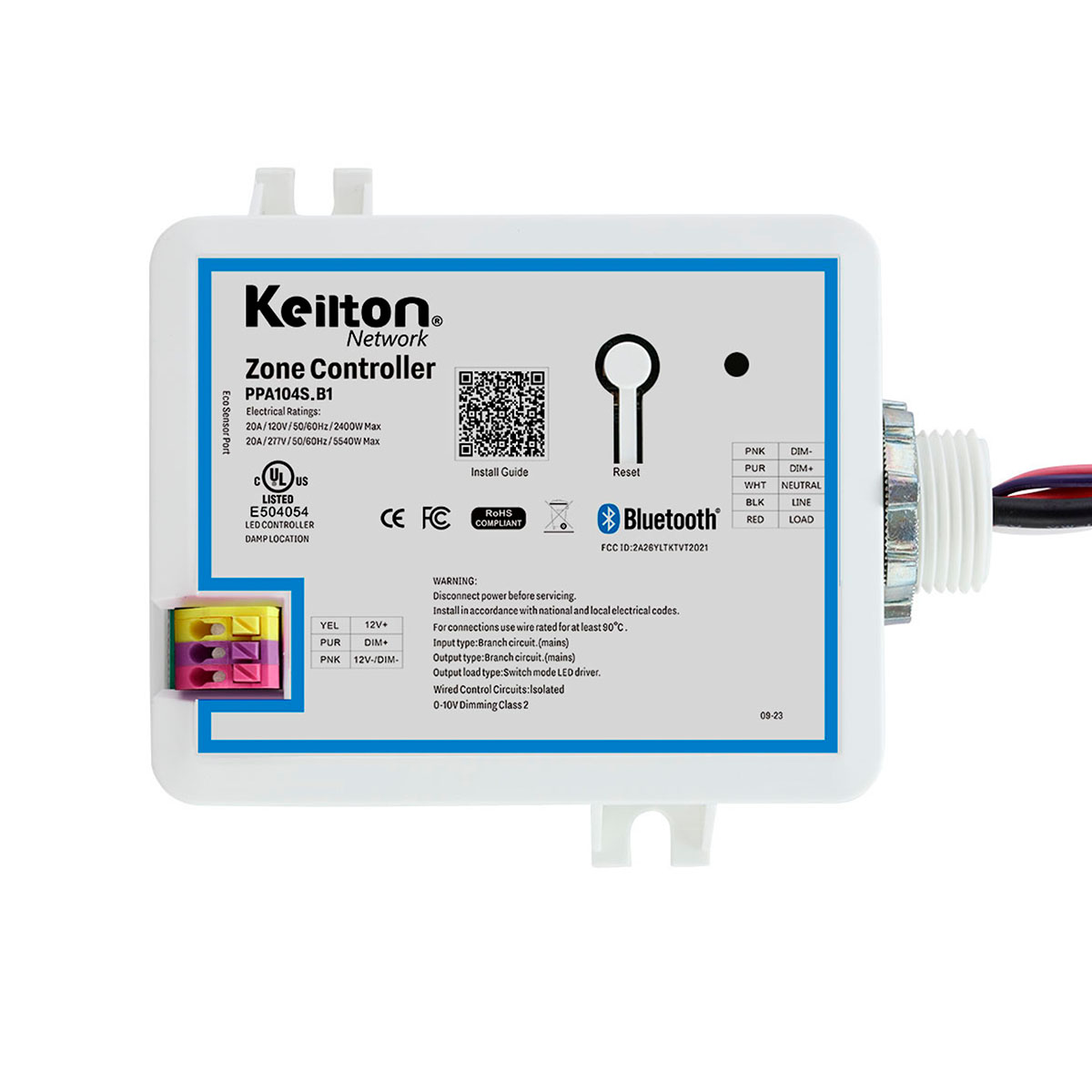 Zone Controller (Line Voltage 20A BT, Keilton Series)